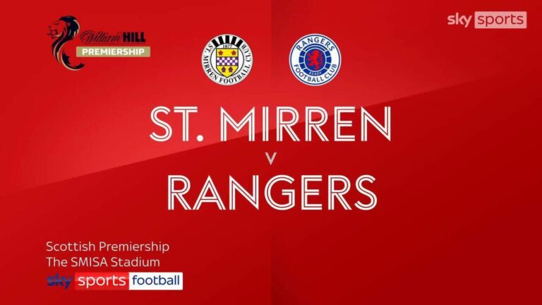 St Mirren 2-1 Rangers