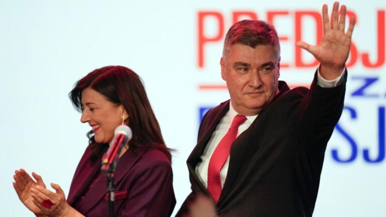 Croats vote for the presidency, according to opinion polls, incumbent President Milanovic is ahead