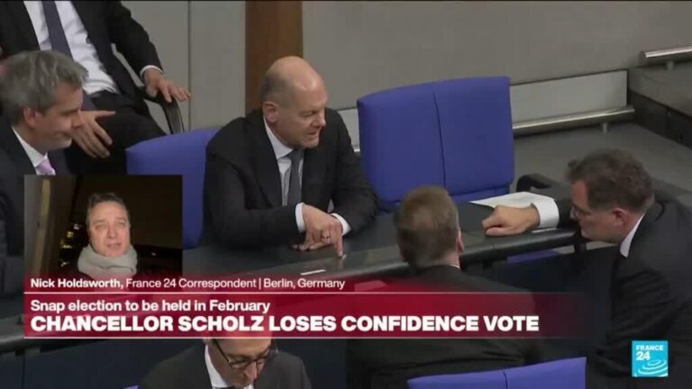 German Scholz lost the vote of confidence and opened the way for early elections