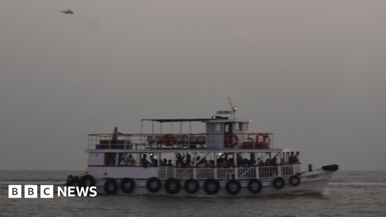 Thirteen people died when a sea speedboat collided with a ferry off the coast of Mumbai