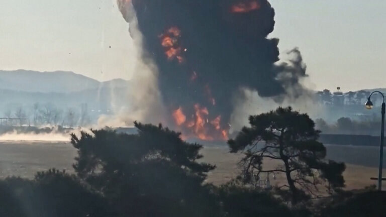 Video: Jeju Air plane crashes and explodes during landing in South Korea Aviation