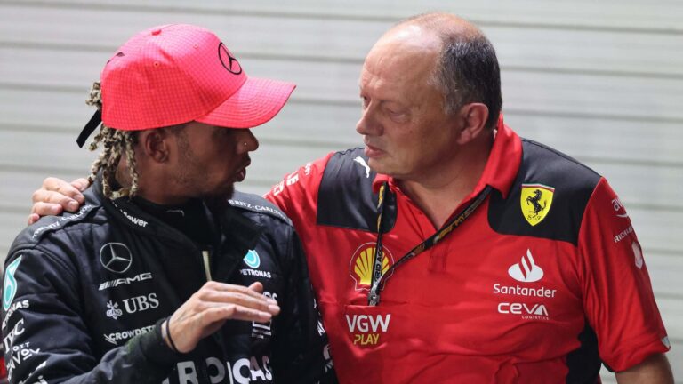 Lewis Hamilton: Ferrari boss Fred Vasseur says it was ‘not difficult’ to convince seven-time world champion to join | F1 news