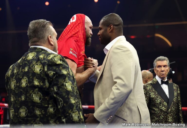 Daniel Dubois blocks Usyk’s victory party and calls for a rematch