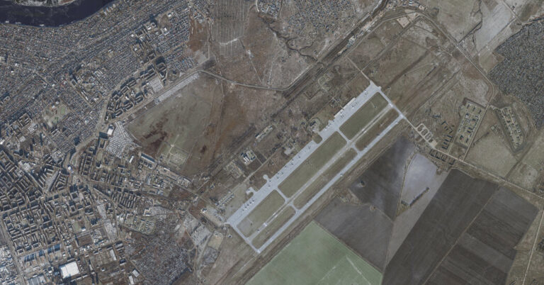 Ukraine struck an oil depot near the Russian Air Base