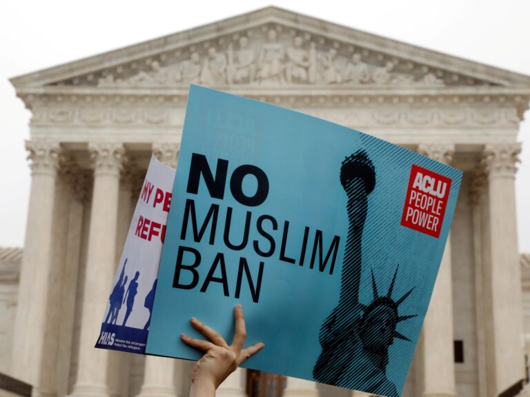 Trump’s executive order redirects asphalt to ‘Muslim ban’ Muslim ban news