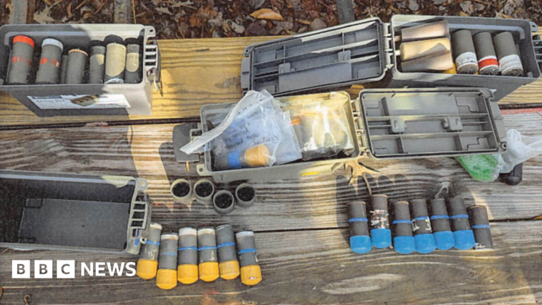 The FBI found the largest cache of explosives at a Virginia farm