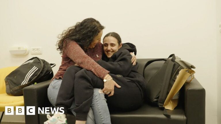 Hugs and tears: How the return of the Israeli hostages unfolded