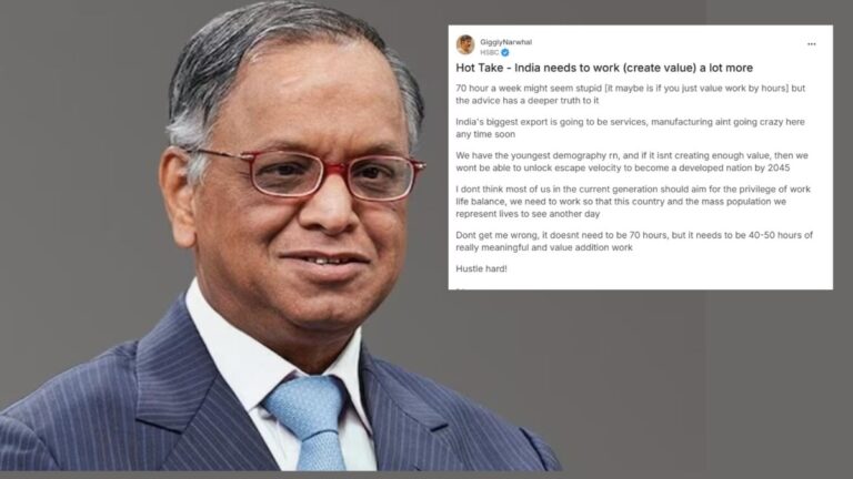 ‘Hot take: India needs to…’: Supporter of Naryan Murthy’s 70-hour work week wants youngsters to ‘Hustle Hard,’ netizens react