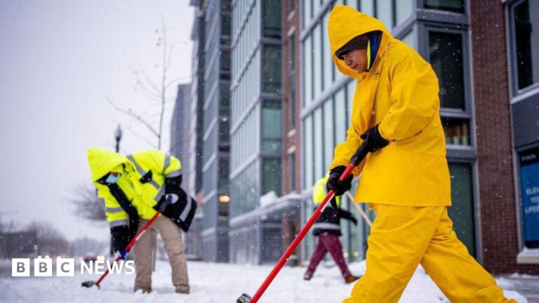 Winter storm: Five people died as a result of snow in the United States