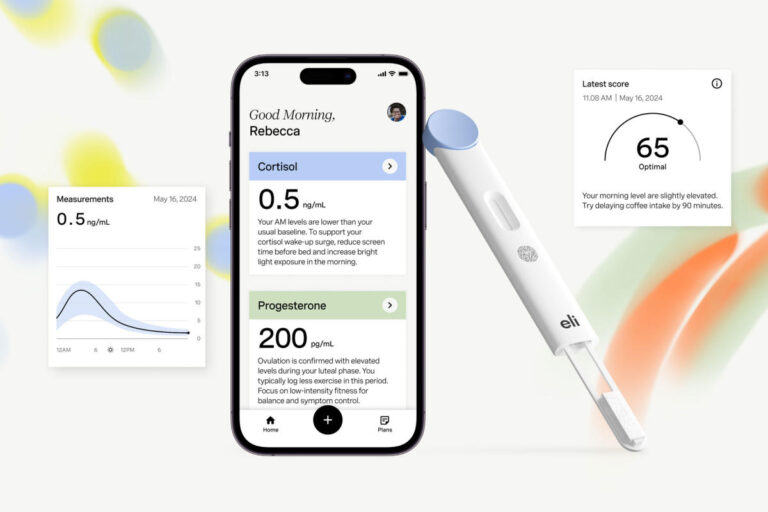 This saliva testing stick knows how stressed you are