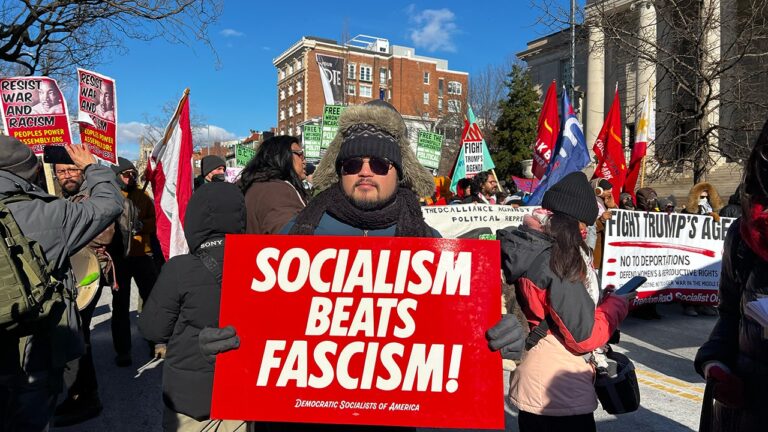 ASRA NOMANI: Pro-Russian, pro-Chinese radicals march against Trump: “We are proud to be socialists”