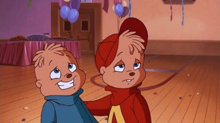 Alvin and the Chipmunks had a horror crossover with The Wolf Man.