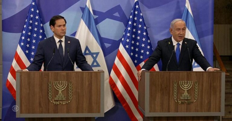 Rubio meets Netanyahu in Israel