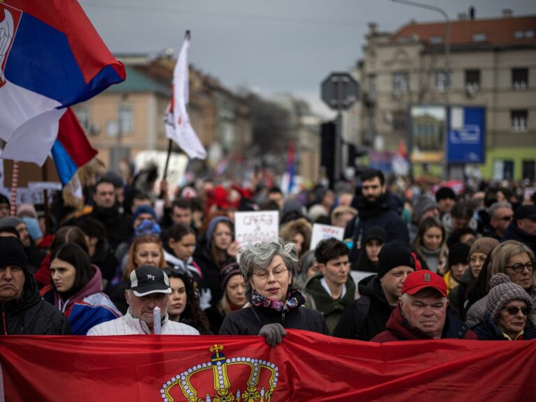 Protests on the collapse of the train station Grip Serbia, demand government activities Corruption news