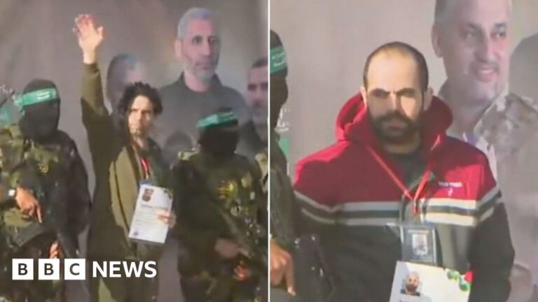 Two Israeli hostage gave the Red Cross in Khan Younis