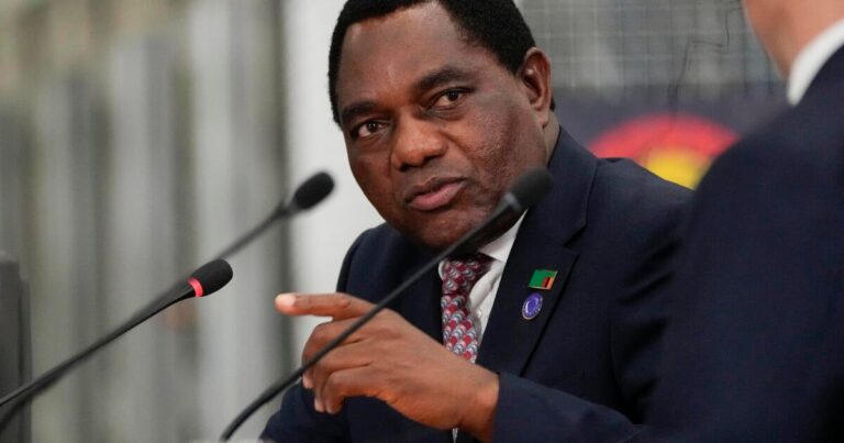 Men face charges of dealing with witchcraft to try to hurt the President of Zambia