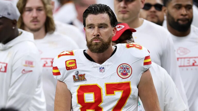 Travis Kelce dishes to the future in NFL after shaking the Super Bowl loss