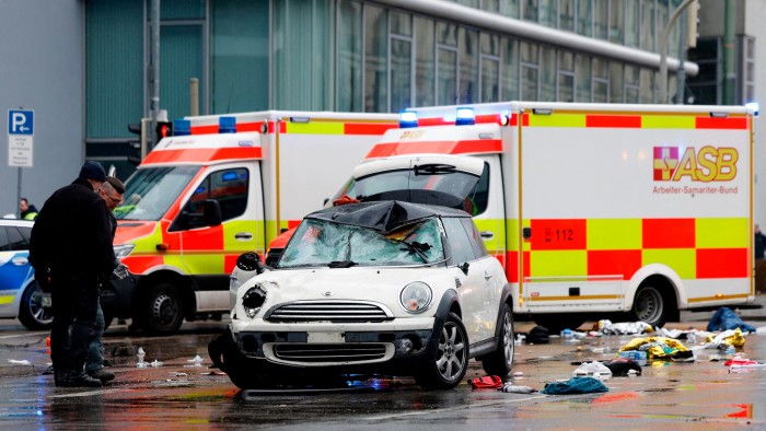 Afghan rams car into pedestrians in Munich, injuring two dozen