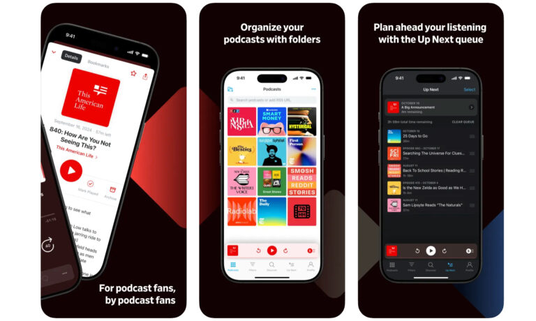 Pocket Casts makes its web player and desktop applications usable without subscription