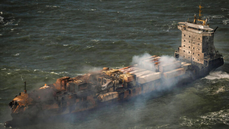 The captain of a cargo ship crashing into the US tanker is the Russian national, the owner says