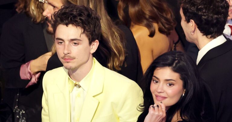 Timothy Chalamet and Kylie Jenner smile after 2025