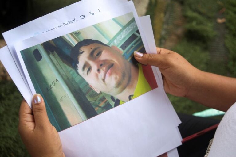 Colombian-Venezuelan migrant held in El Salvador has no ties to feared gang, wife says