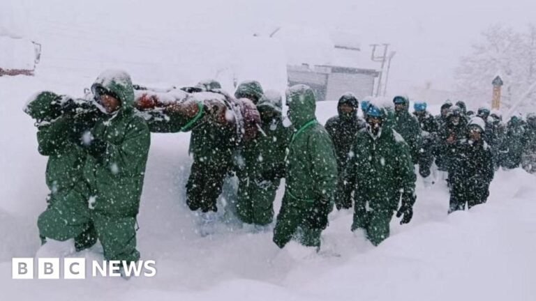 The four dead and several missing after India Himalayas Avalanche