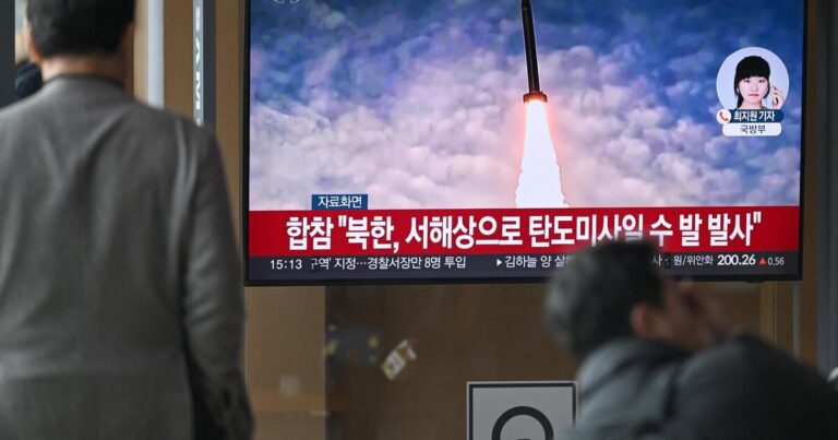 North Korea fires ballistic missiles after the United States and South Celebrities began, Seoul says