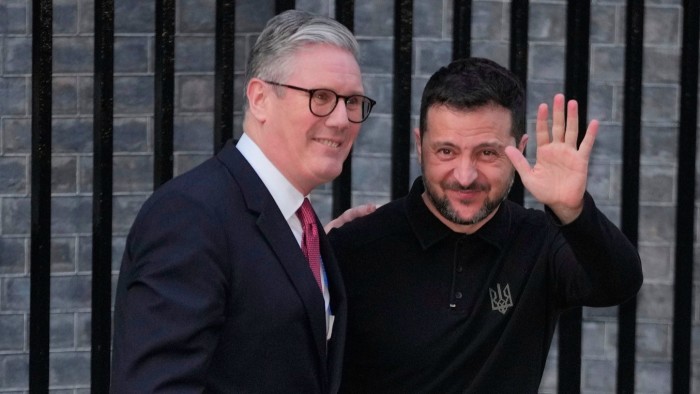 Starmer welcomes Zelenskyy to Downing Street after bruising Trump clash