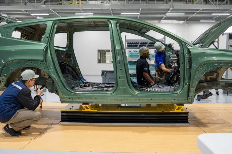 Hyundai’s first three-row electric SUV is under production in Georgia