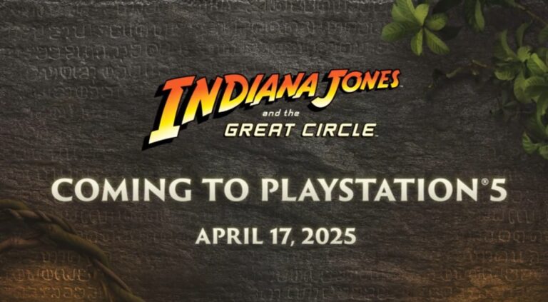 Indiana Jones and the big circle hits the PS5 on April 17