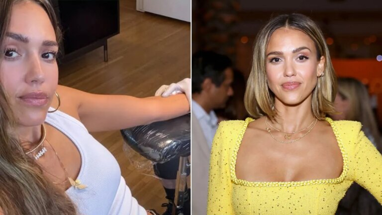 Jessica Alba shows new tattoos weeks after the Division of Cash Warren