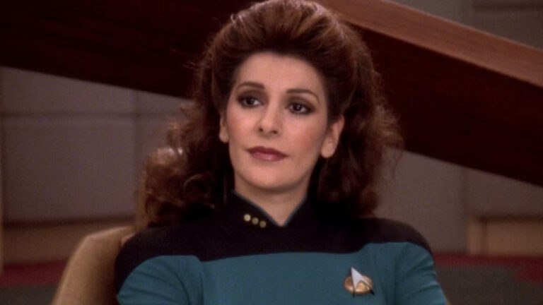 Exit from a star hike that saved Marina Sirtis from dismissal like Dina Troy