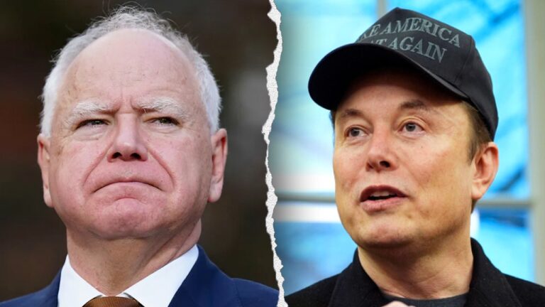 Musk, Walz trade jabs on social media over Tesla stock, 2024 election loss