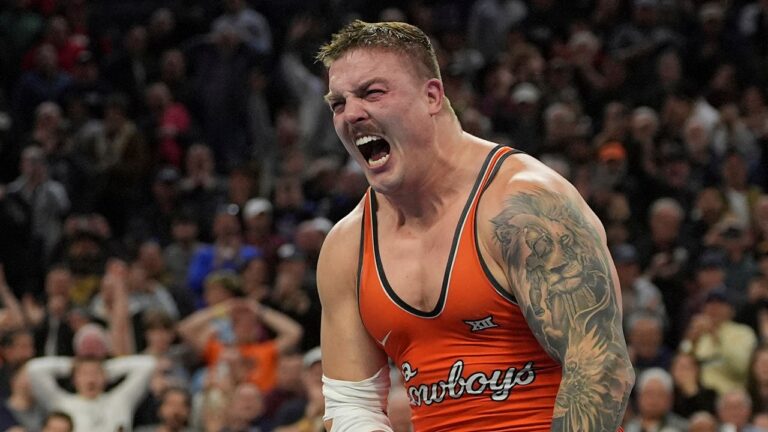 Wyatt Hendrickson In the NCAA Championship after a great victory
