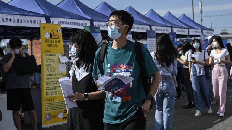 China has spread their employment support, stimulus plans given us tension
