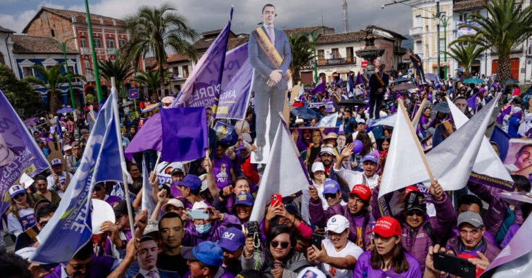 The opponent of the Ecuadoran President has re-elected victory