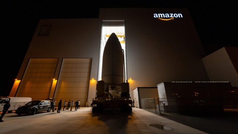 Amazon’s satellite service rocket launches on Monday: how to watch