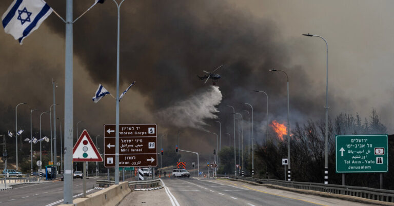 Wild fires in Israel are forcing to evacuate cities near Jerusalem