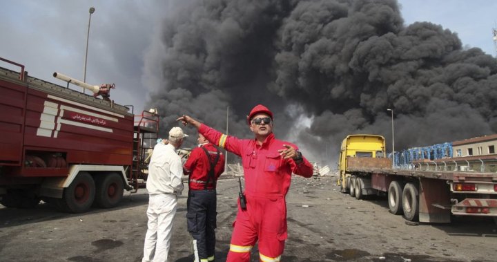 A mass explosion in an Iranian port associated with rocket fuel transportation is killed 4, injuring more than 500 – national