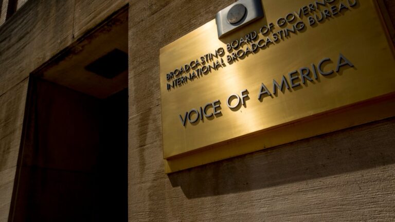 The US Judge blocks efforts to close Trump’s international news service | Press Freedom News