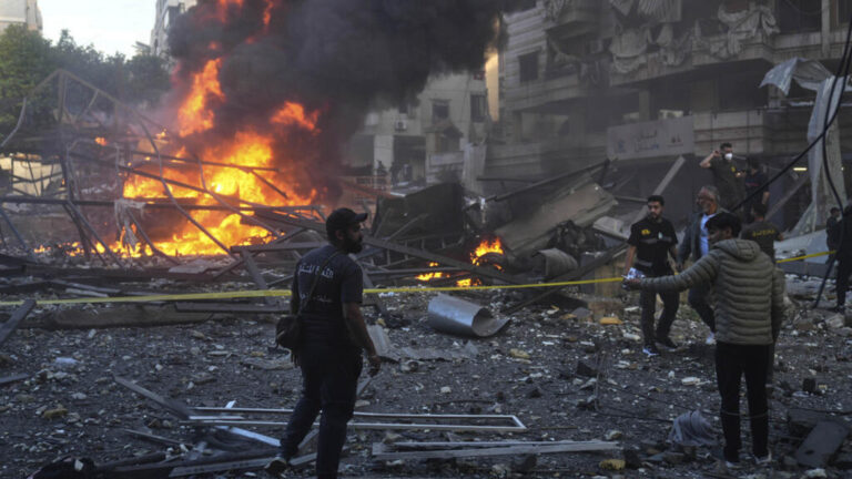 Southern Beirut has been hit by South Beirut for the third time since the Israeli ceasefire began