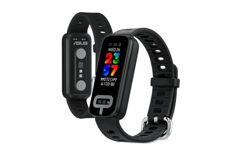 Asus vivowatch 6 Aero monitors the blood pressure with a finger