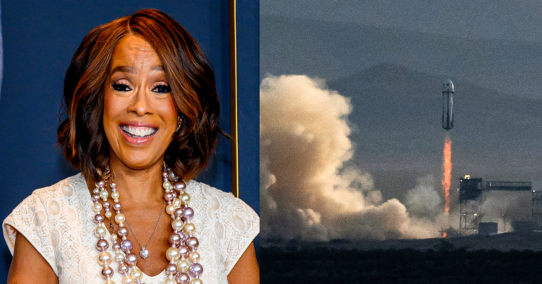 Gail King protects its decision to fly into space against background background