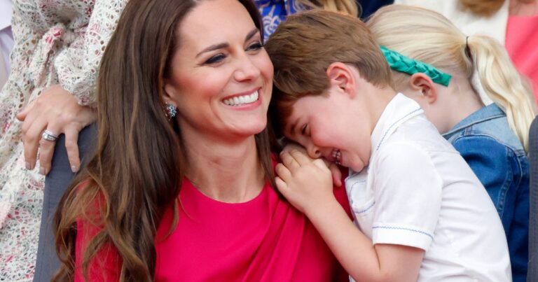 Prince Louis erupts a toothy smile in the photo 7th birthday