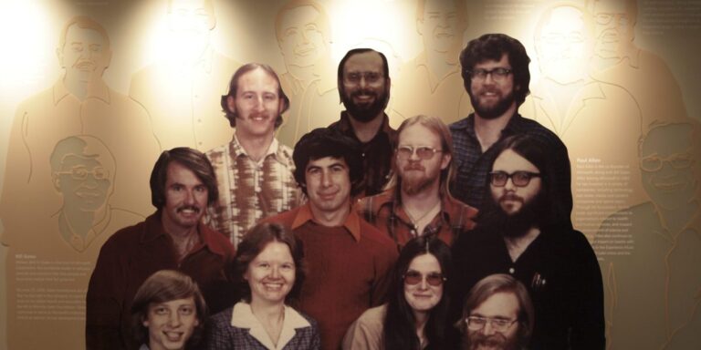 Microsoft just turned 50. Here’s a look at an iconic 1978 photo of its first employees and where they are now