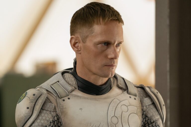 Alexander Skarsgard explains how real blood prepares him for murder