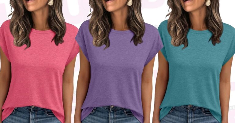 This tee is up to $ 10 flies off the shelves to “flattering” incision