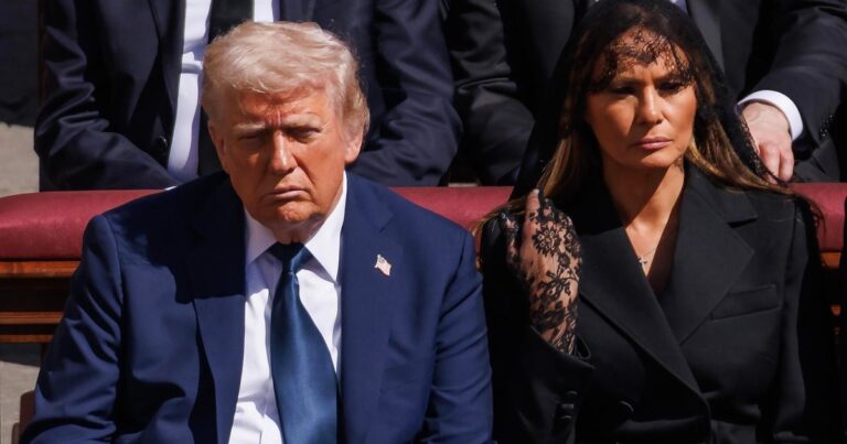 Trump here, other world leaders sat in the funeral of Pope Francis