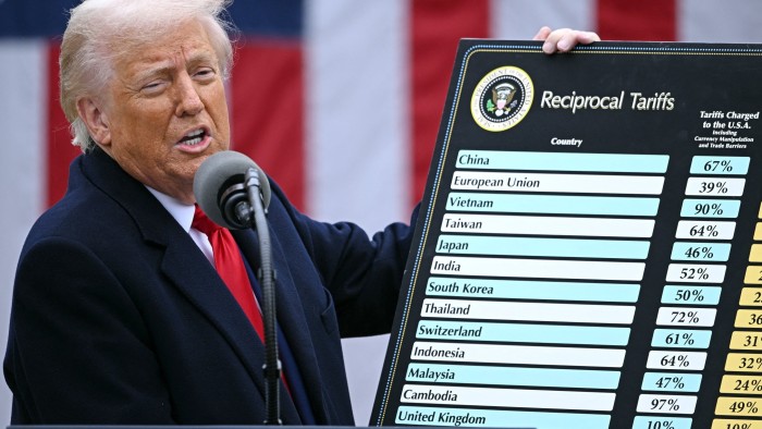 Donald Trump baffles economists with tariff formula